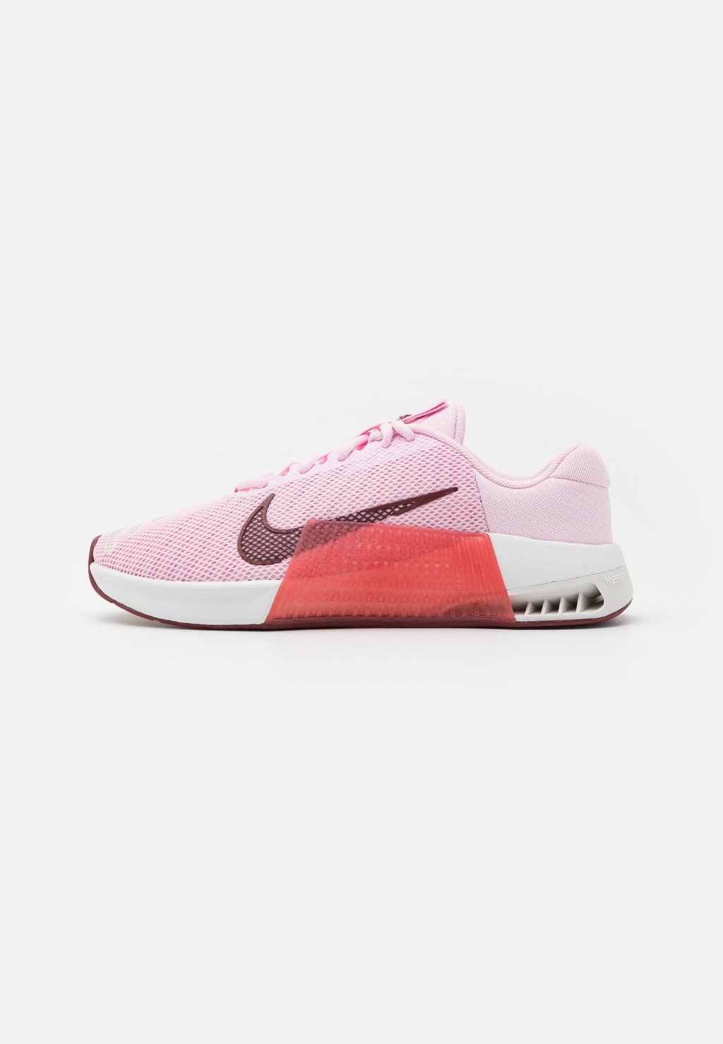 Кроссовки METCON 9 Nike, цвет pink foam/dark team red/platinum tint/adobe/pink rise