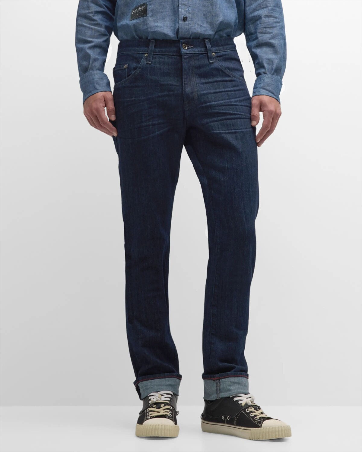 

Мужские джинсы Jones прямого кроя Raleigh Workshop, цвет Resin Rinse
