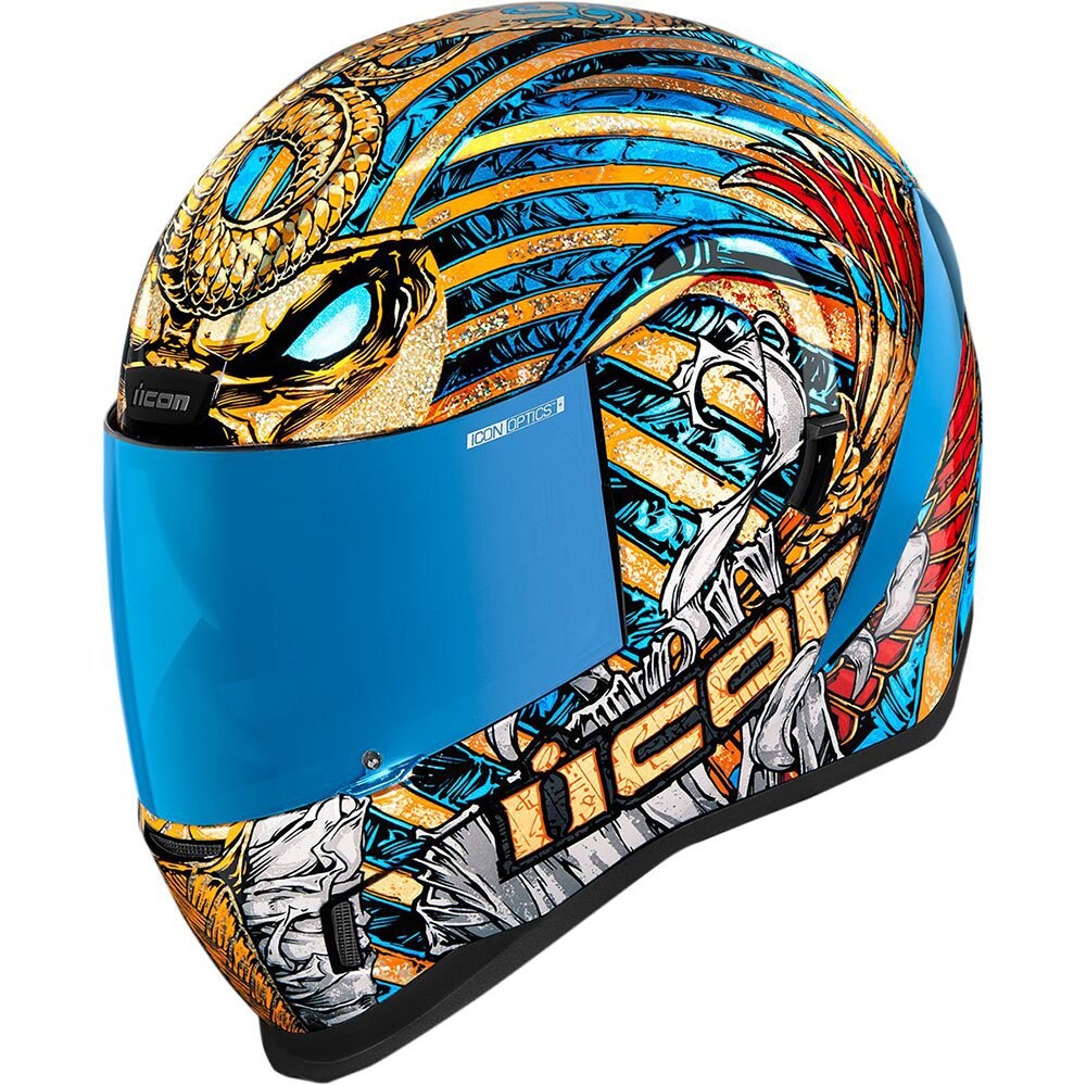 

Шлем полнолицевой Icon Airform Pharaoh, синий