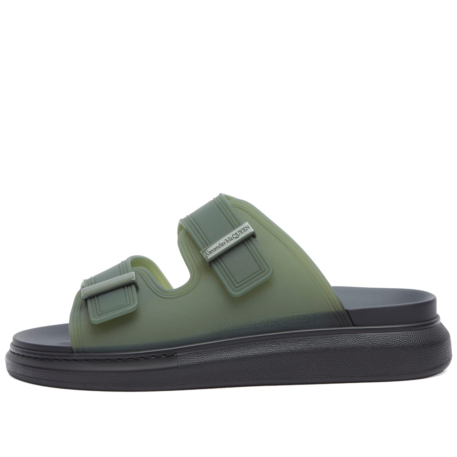

Сандалии Alexander Mcqueen Transparent Hybrid Sandal, хаки