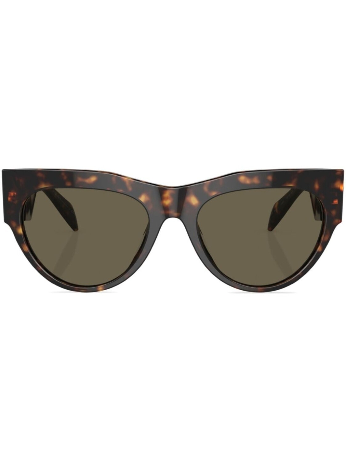 

Солнцезащитные очки в круглой оправе с логотипом Versace Eyewear, зеленый