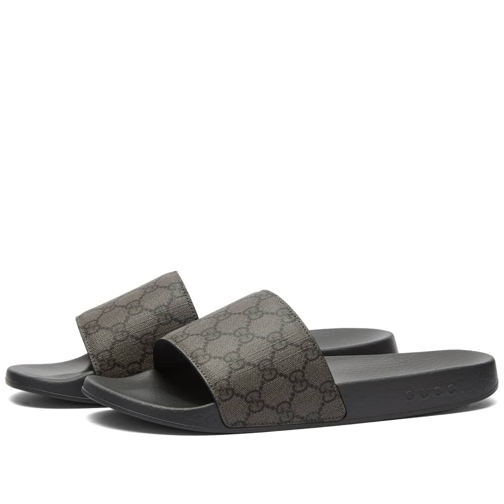 

Шлепанцы Gucci Pursuit GG Supreme, серый