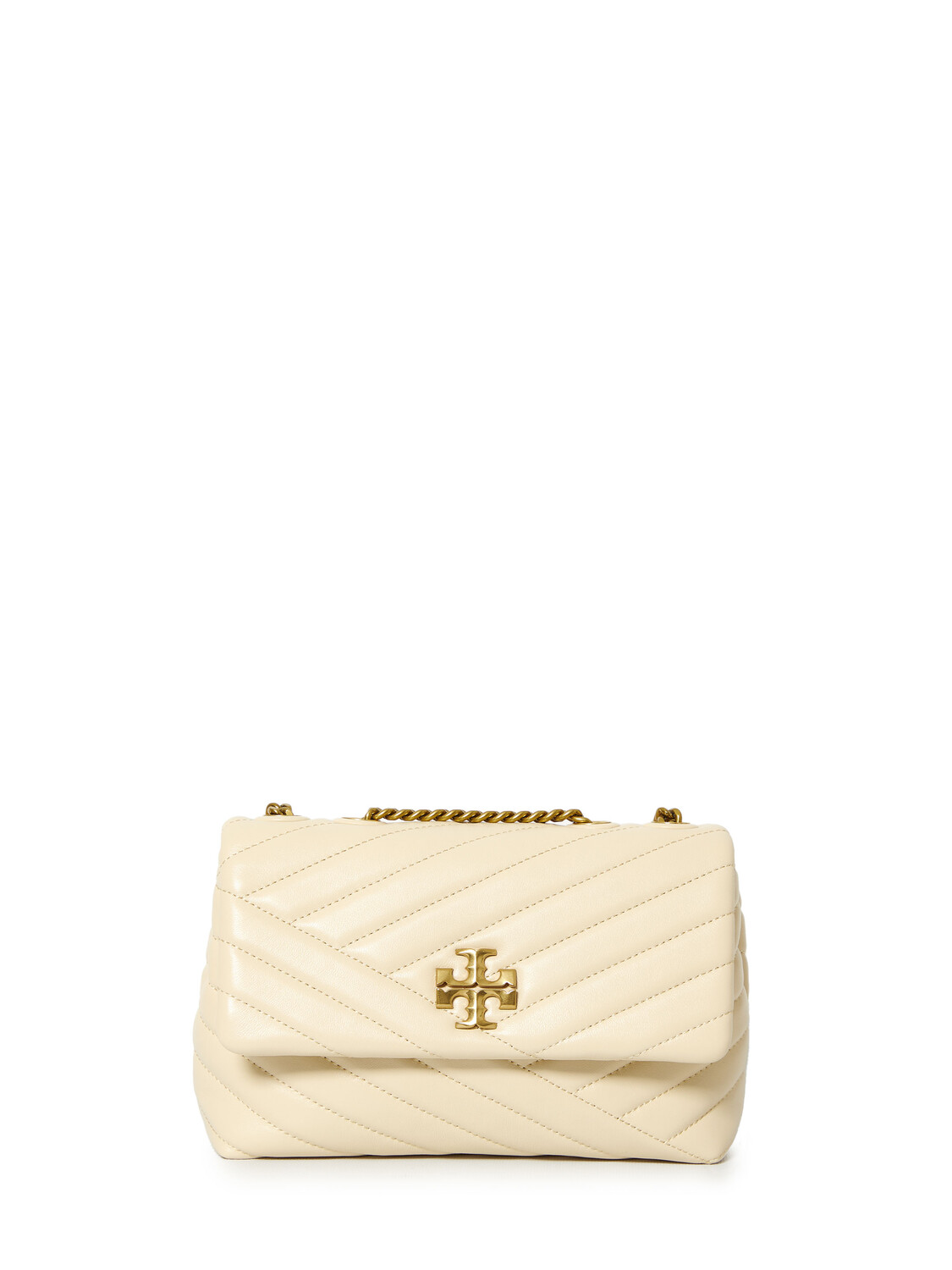 Сумка Tory Burch Small Kira Chevron, кремовый