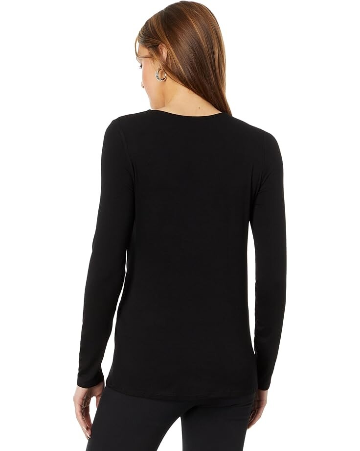 

Топ Karen Kane Drape Front Top, черный