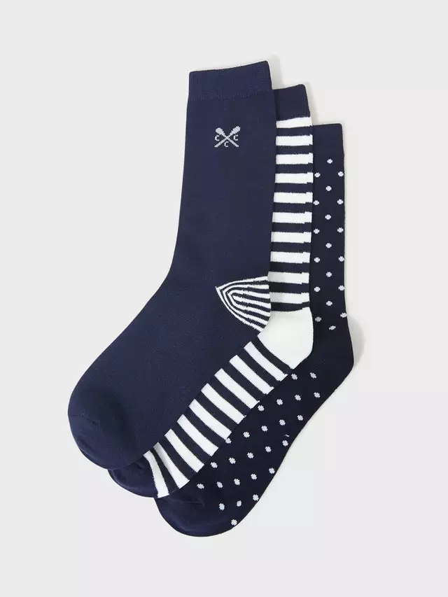 

Носки Crew Clothing Spot and Stripe Bamboo Ankle 3 шт