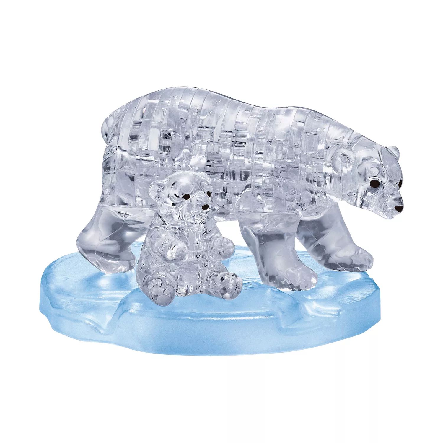 цена 3D-хрустальный пазл «Университетские игры» — «Белый медведь и малыш», 40 предметов University Games