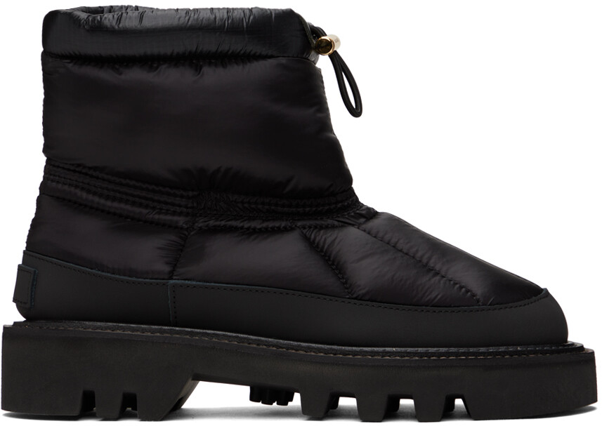 

Черные стеганые ботинки sacai, Черный