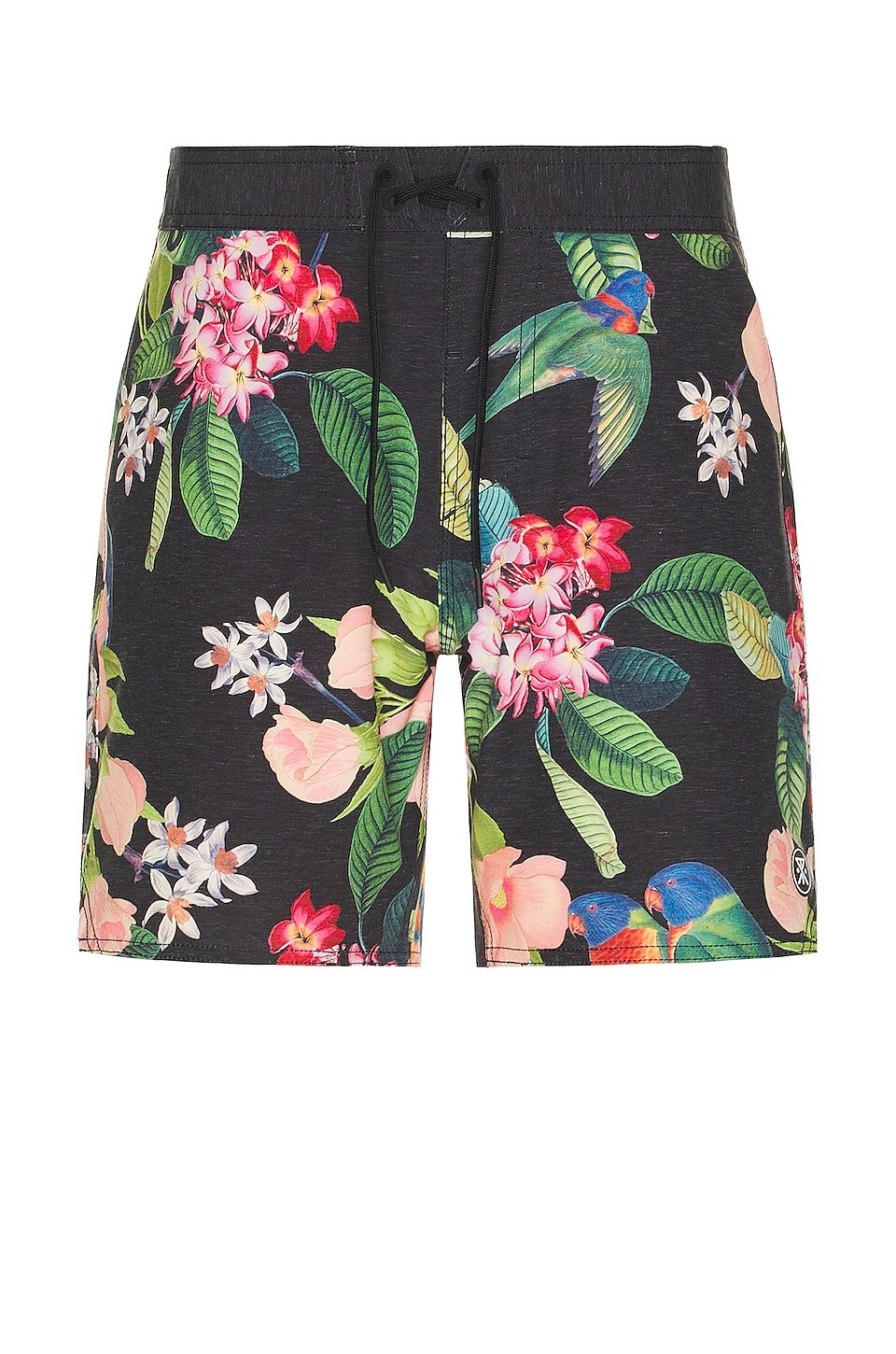 

Шорты ROARK Passage 17" Manu Floral Swim Shorts, черный