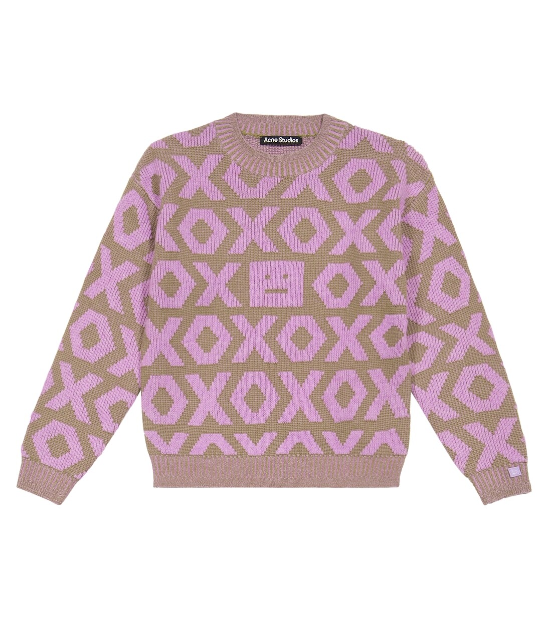 

Мини-свитер Kozu XOXO Acne Studios, бежевый