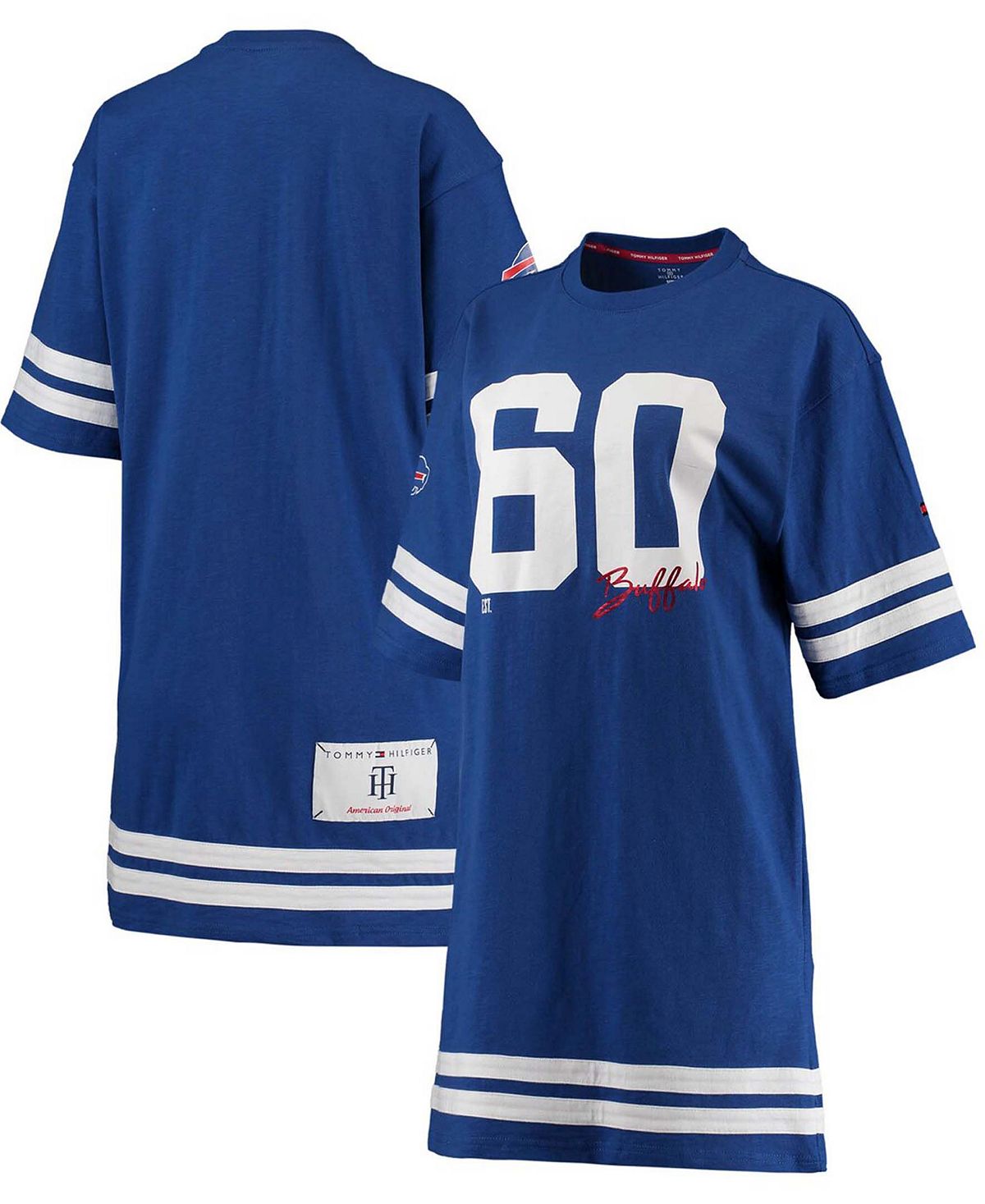 

Женское платье с короткими рукавами Royal Buffalo Bills Clair Tommy Hilfiger