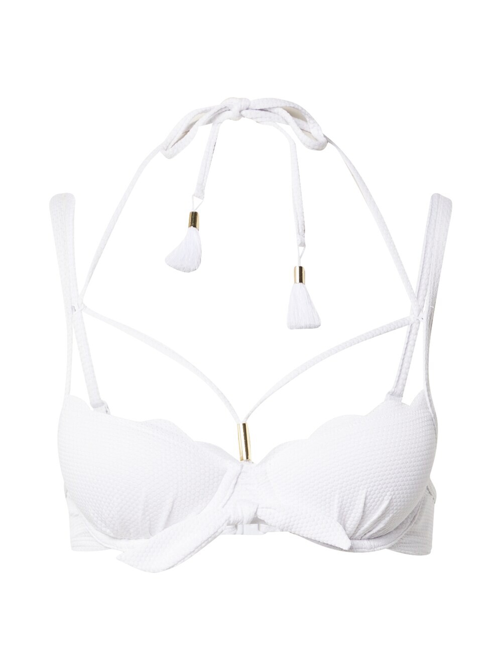 

Бюстгальтер-балконет Верх бикини Hunkemöller Scallop, белый
