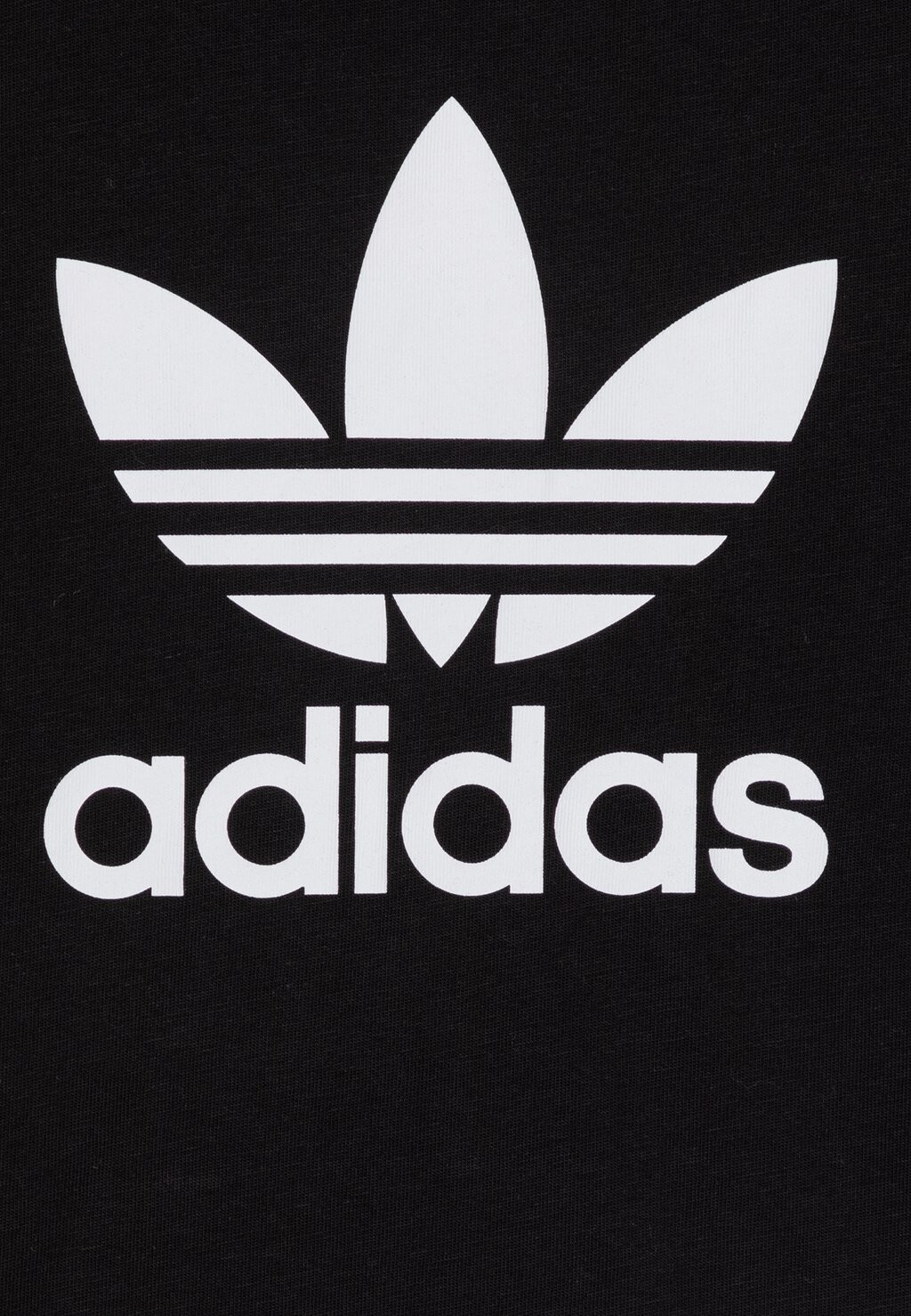 

Футболка с принтом Trefoil Tee Unisex adidas Originals, черная