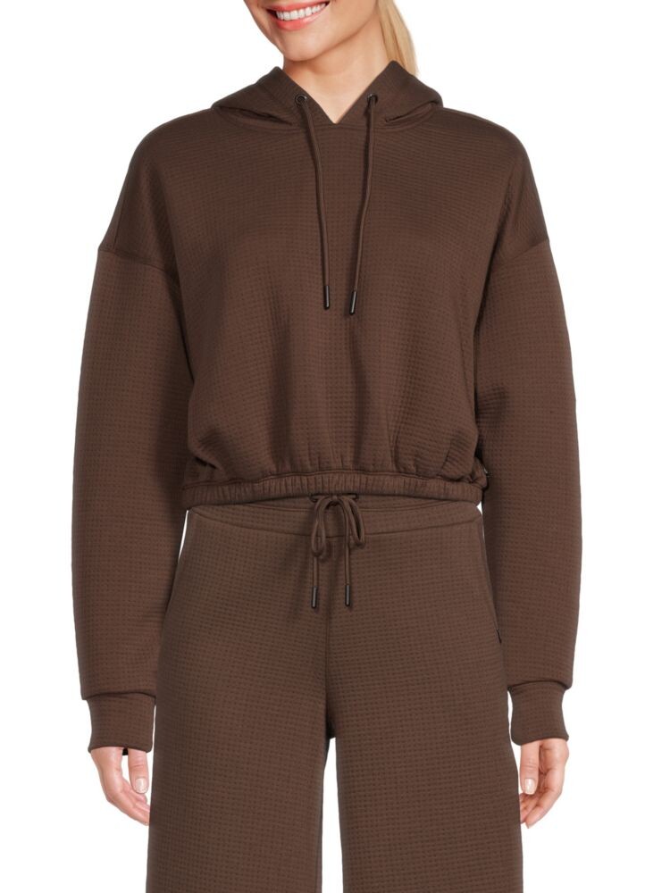 

Укороченная толстовка с капюшоном в османском стиле Dkny, цвет Bracken Brown