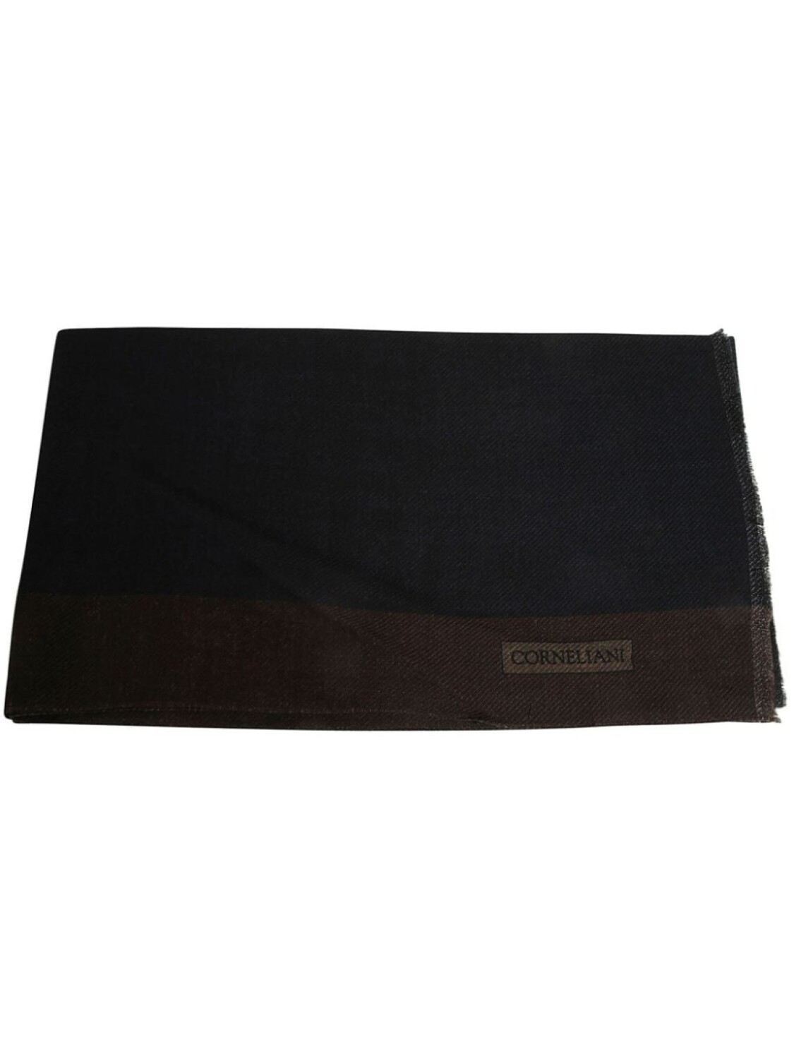 

Corneliani шарф с логотипом-жаккардом, синий