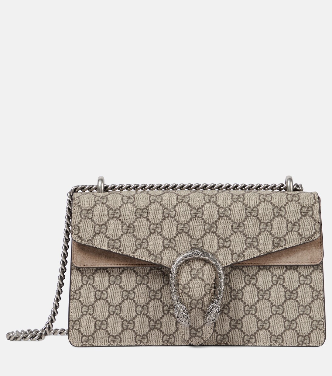 

Dionysus GG Supreme Маленькая сумка через плечо Gucci, бежевый