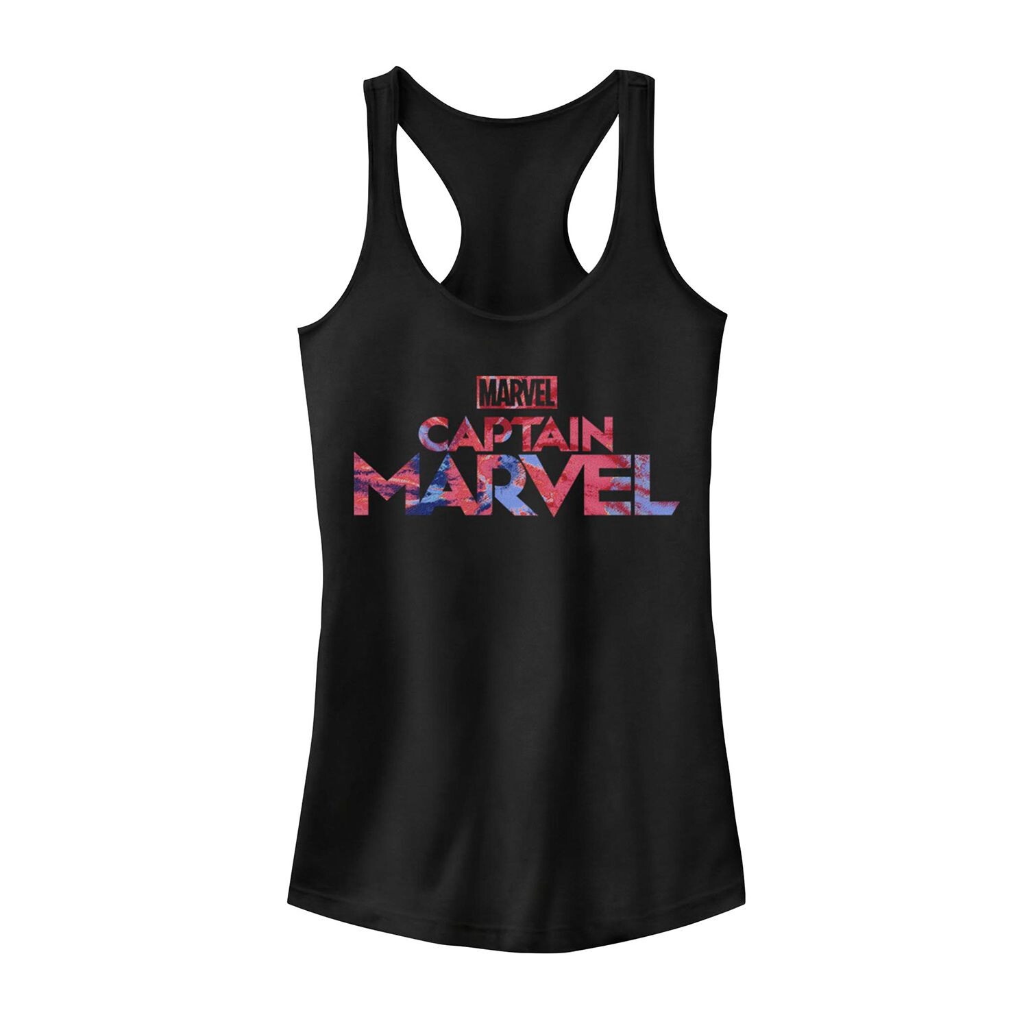 

Майка с логотипом Captain Marvel для юниоров Tie Dye Fill Tank Licensed Character