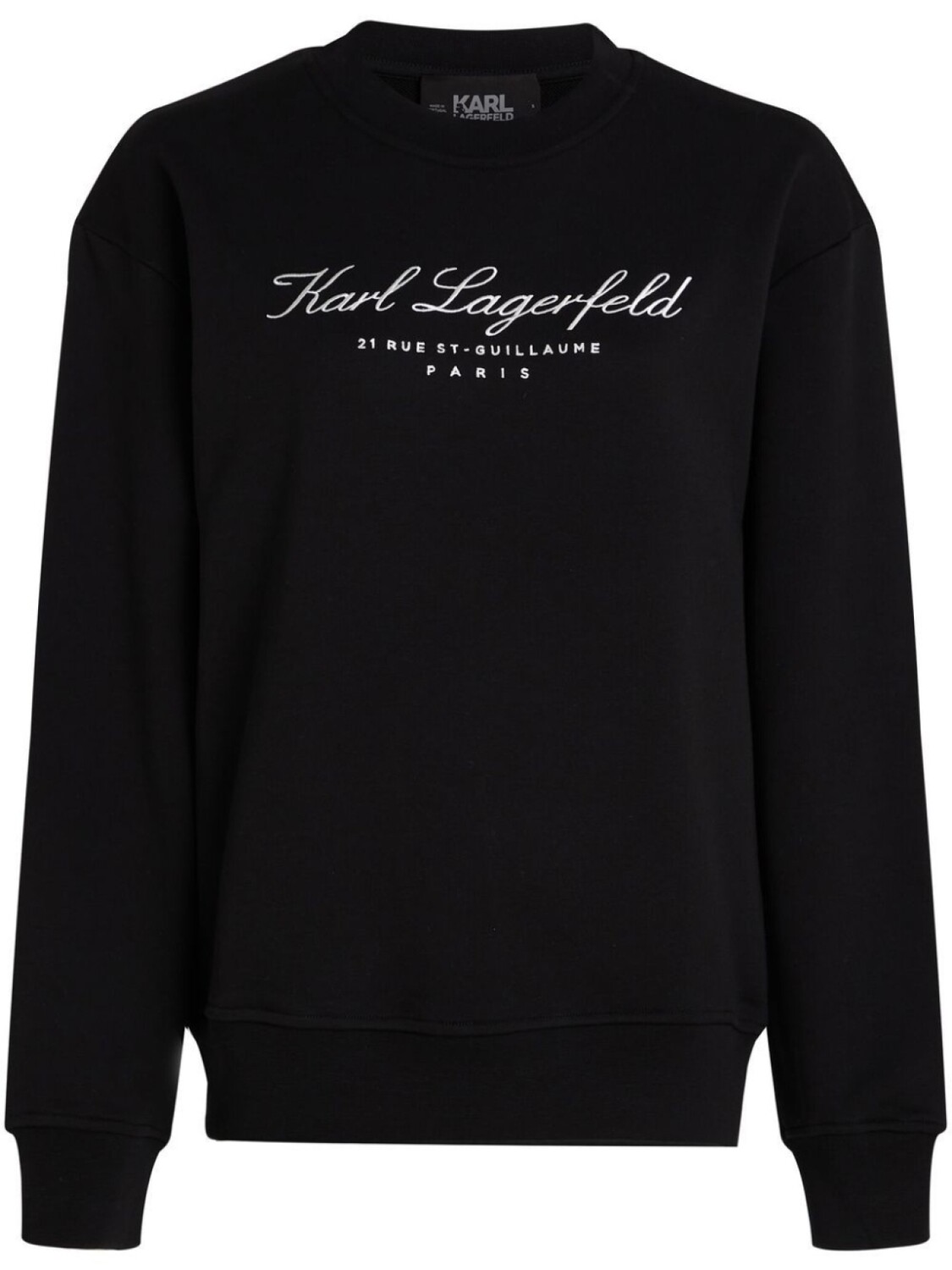 

Karl Lagerfeld толстовка Hotel Karl из органического хлопка, черный