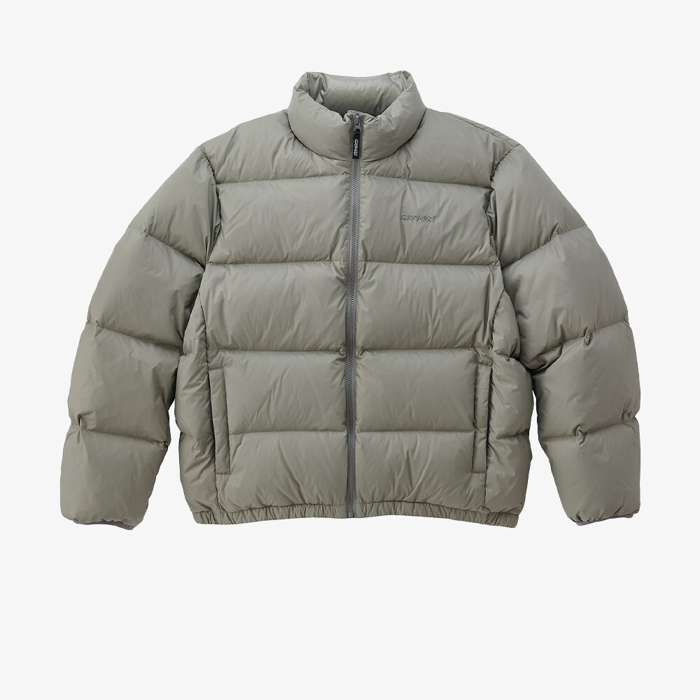 Пуховик Down Puffer Jacket 'Seal Grey' Gramicci, серый gramicci down puffer