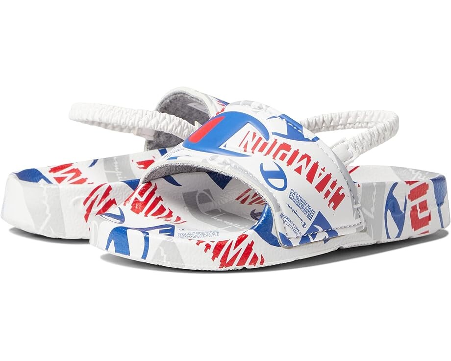 

Сандалии Champion Ipo C Logo, цвет White/Scarlet/Surf The Web