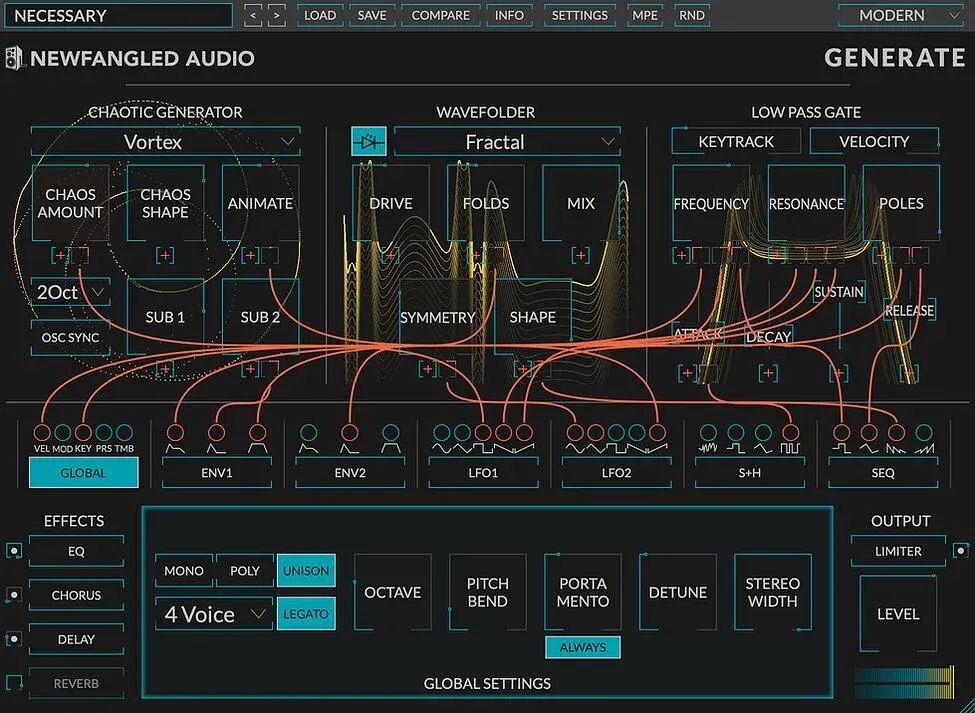 

Новомодный плагин Audio Generate Polysynth