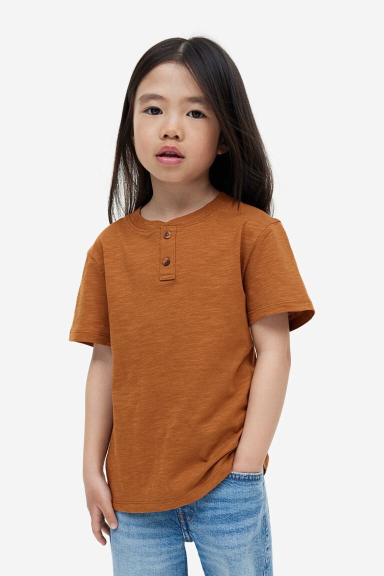 

Хлопковый топ с круглым вырезом H&M