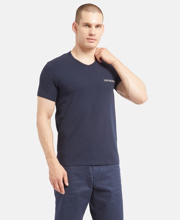 

Футболки, упаковка 2 шт. Emporio Armani, серо-коричневый