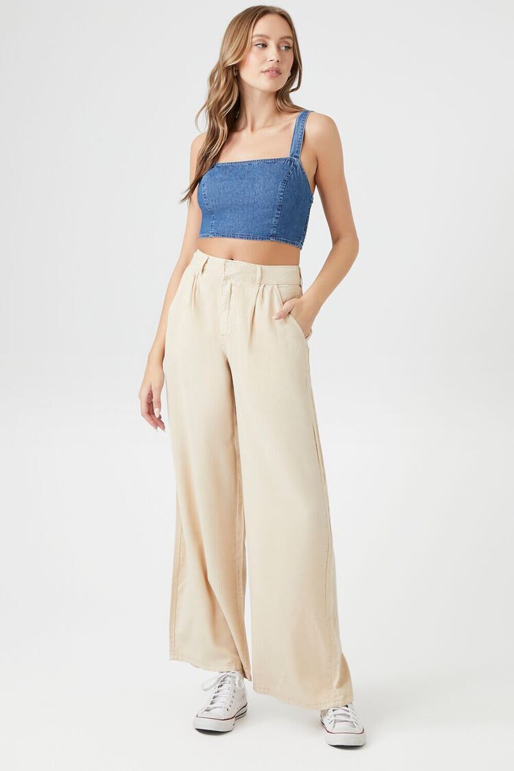 

Прямые брюки со средней посадкой Forever 21