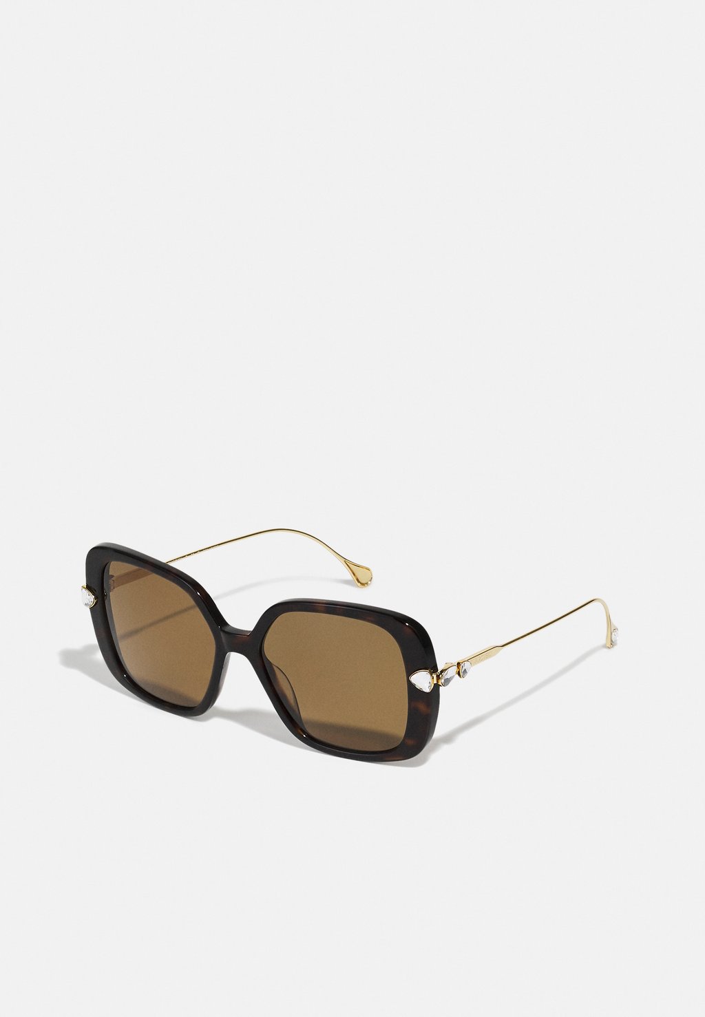 Солнцезащитные очки Swarovski, коричневый