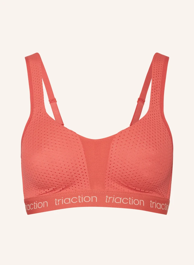 

Спортивный бюстгальтер triaction energy lite с сеткой Triumph, красный