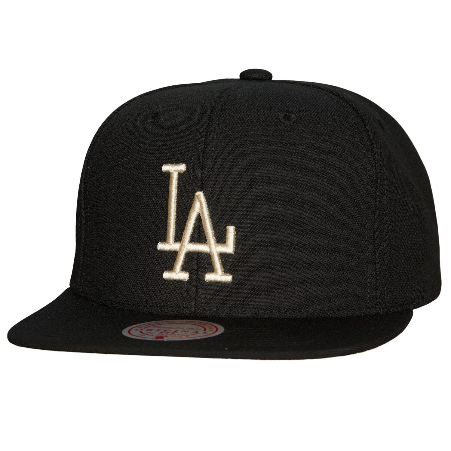

Мужская черная кепка Mitchell & Ness Los Angeles Dodgers Cooperstown Collection True Classics Snapback Hat