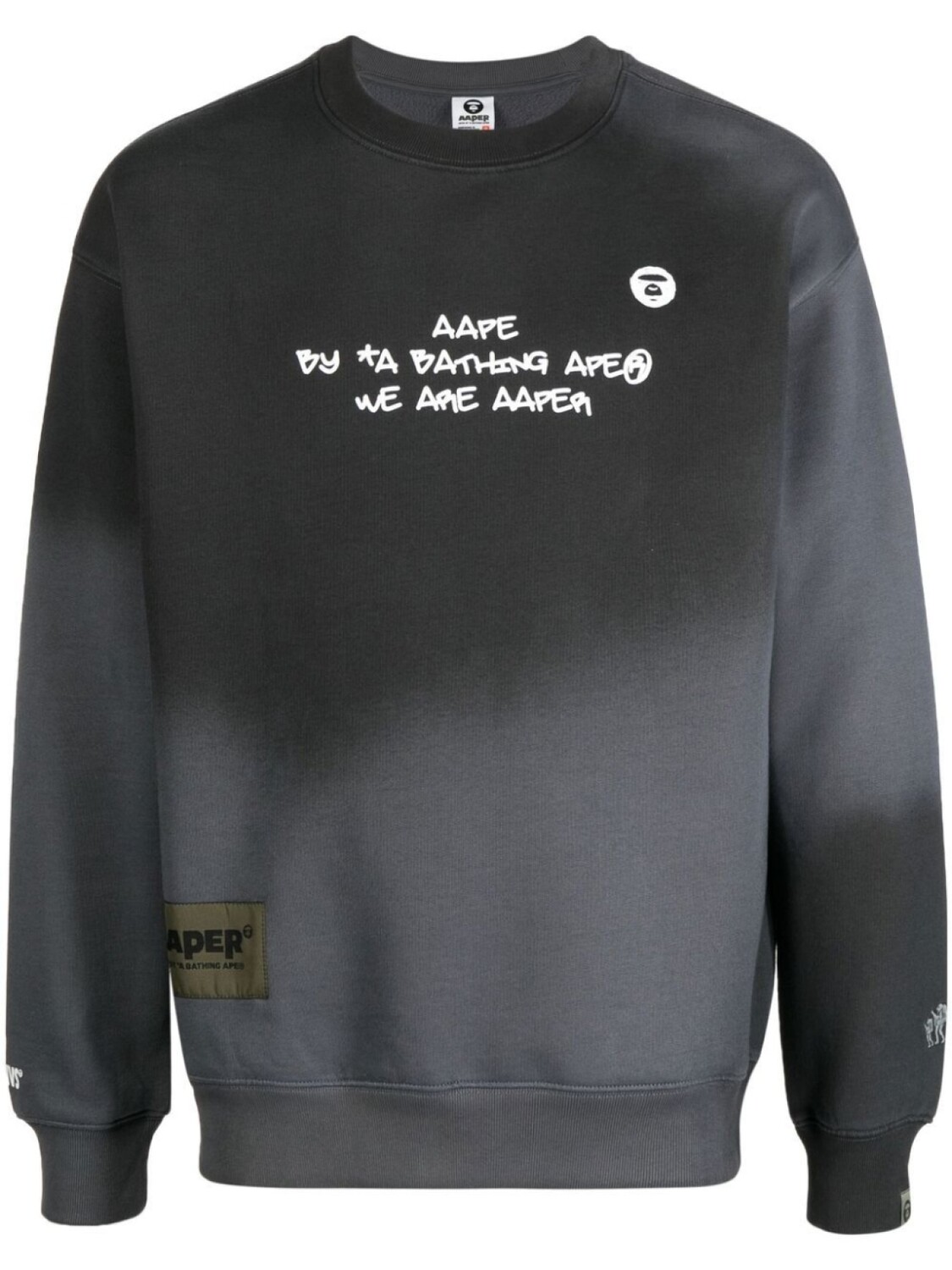 

AAPE BY *A BATHING APE толстовка We Are Aaper, серый