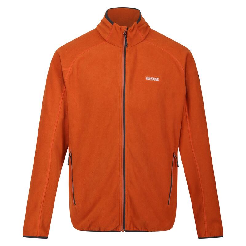 Мужская прогулочная флисовая куртка Hadfield на молнии во всю длину REGATTA, цвет orange
