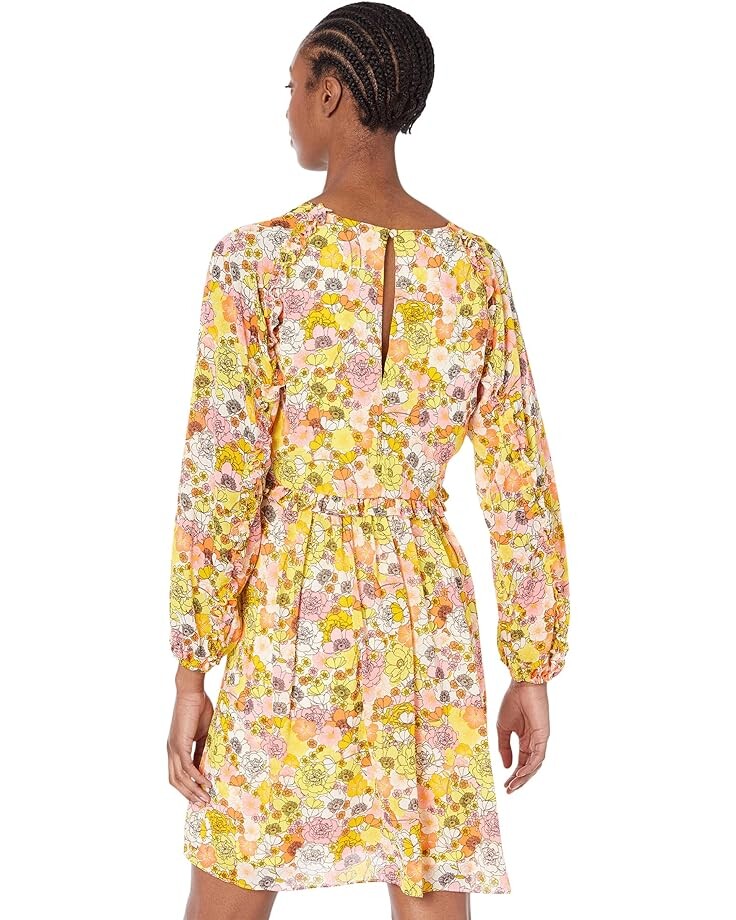 

Платье BCBGeneration Ruffle Trim Mini GV01D06, цвет Pink Floral