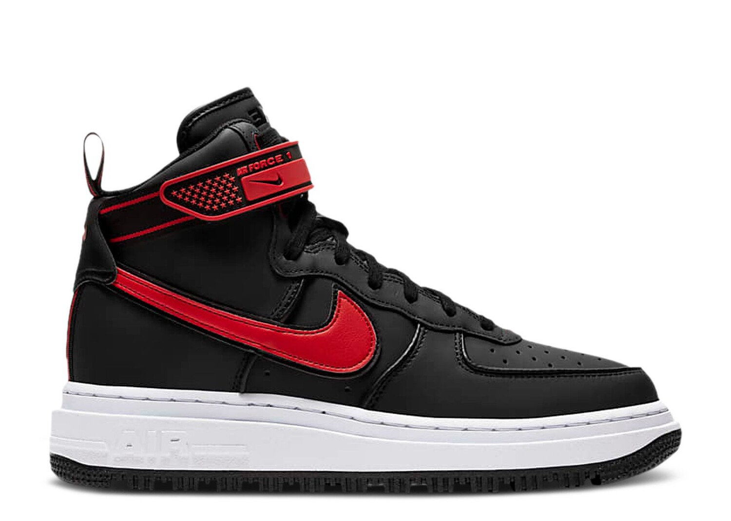 

Кроссовки Nike Air Force 1 Boot 'Black University Red', черный