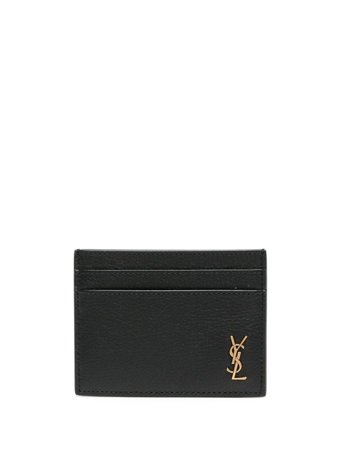 

Saint Laurent картхолдер с монограммой, черный
