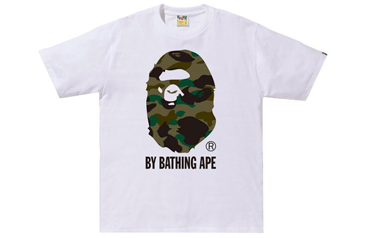 

Футболка Ape Head Series для мужчин A Bathing Ape, черный/желтый