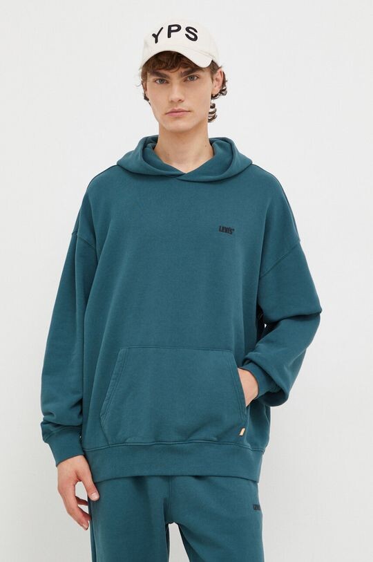 

Хлопковая толстовка Gold Tab Levi's, бирюзовый, Зеленый