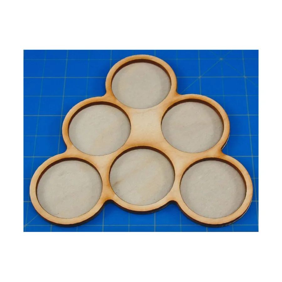 

Подносы Орды — 6 фигурок, круглые подставки 32 мм, Miniature Movement Trays - Hordes (Litko Aerosystems)
