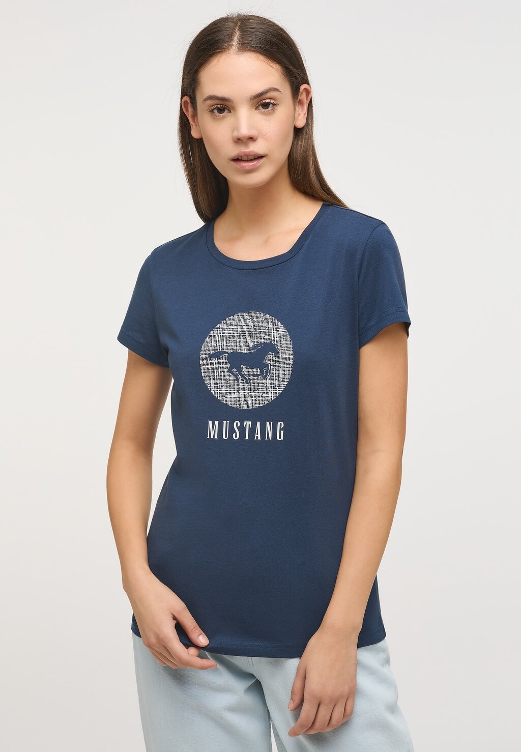 

Футболка с принтом Mustang, цвет blau