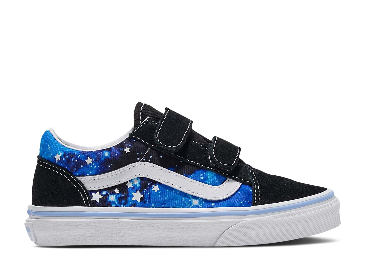 

Кроссовки Vans Slip-On V Kids 'Glow Galaxy Black', черный