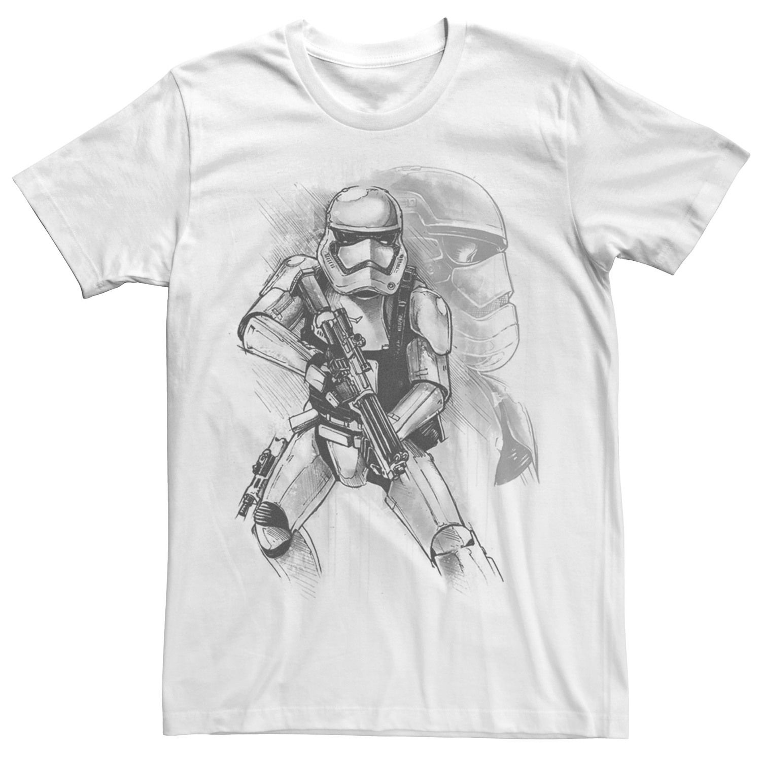 Мужская футболка Stormtrooper Sketch Star Wars светильник star wars stormtrooper icons