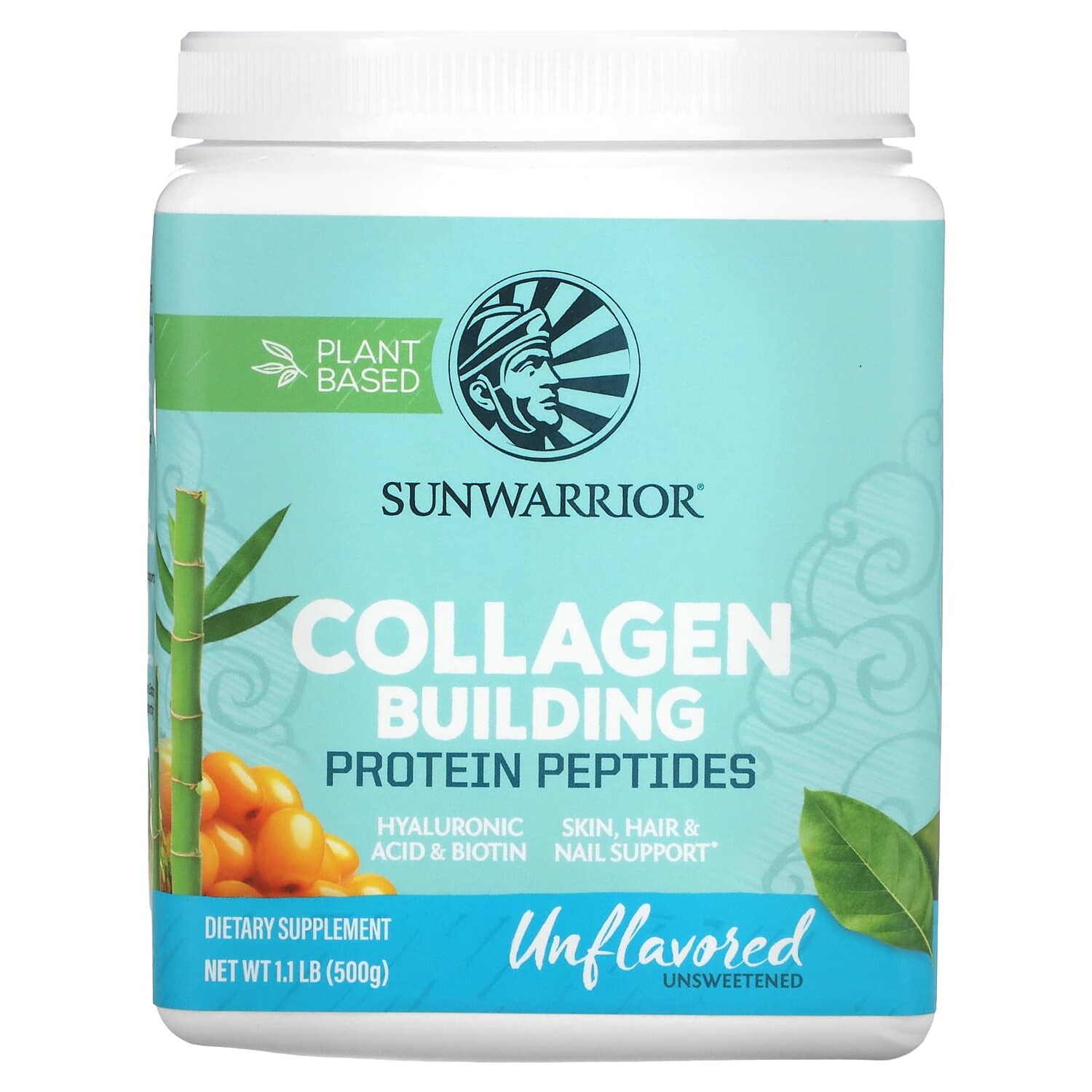 

Пептиды из белка для формирования коллагена, натуральные, 500 г, Sunwarrior