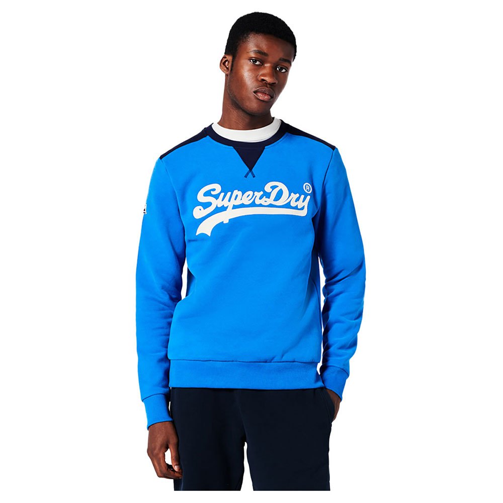 

Толстовка Superdry Vintage Vl College, синий