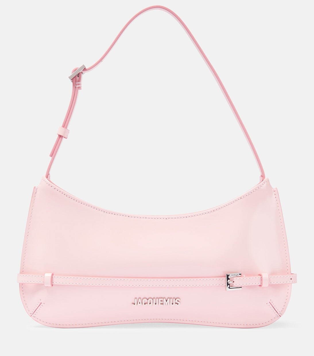 

Сумка на плечо le bisou ceinture из лакированной кожи Jacquemus, розовый