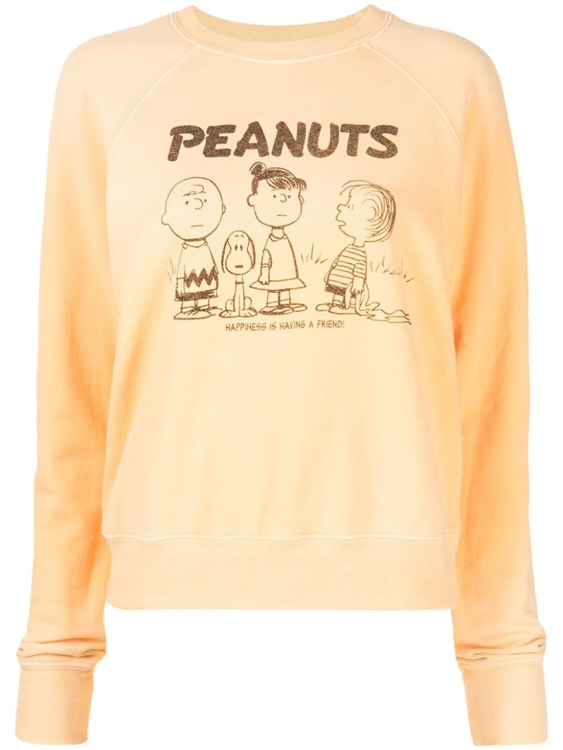 

RE/DONE толстовка Peanuts Happiness, желтый