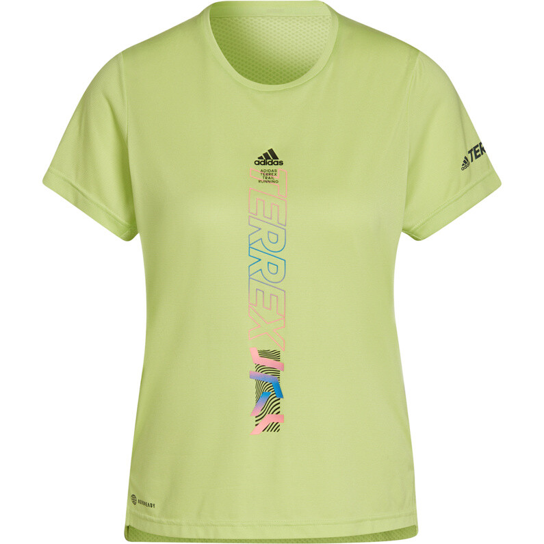 

Женская футболка Agravic Trail adidas, зеленый