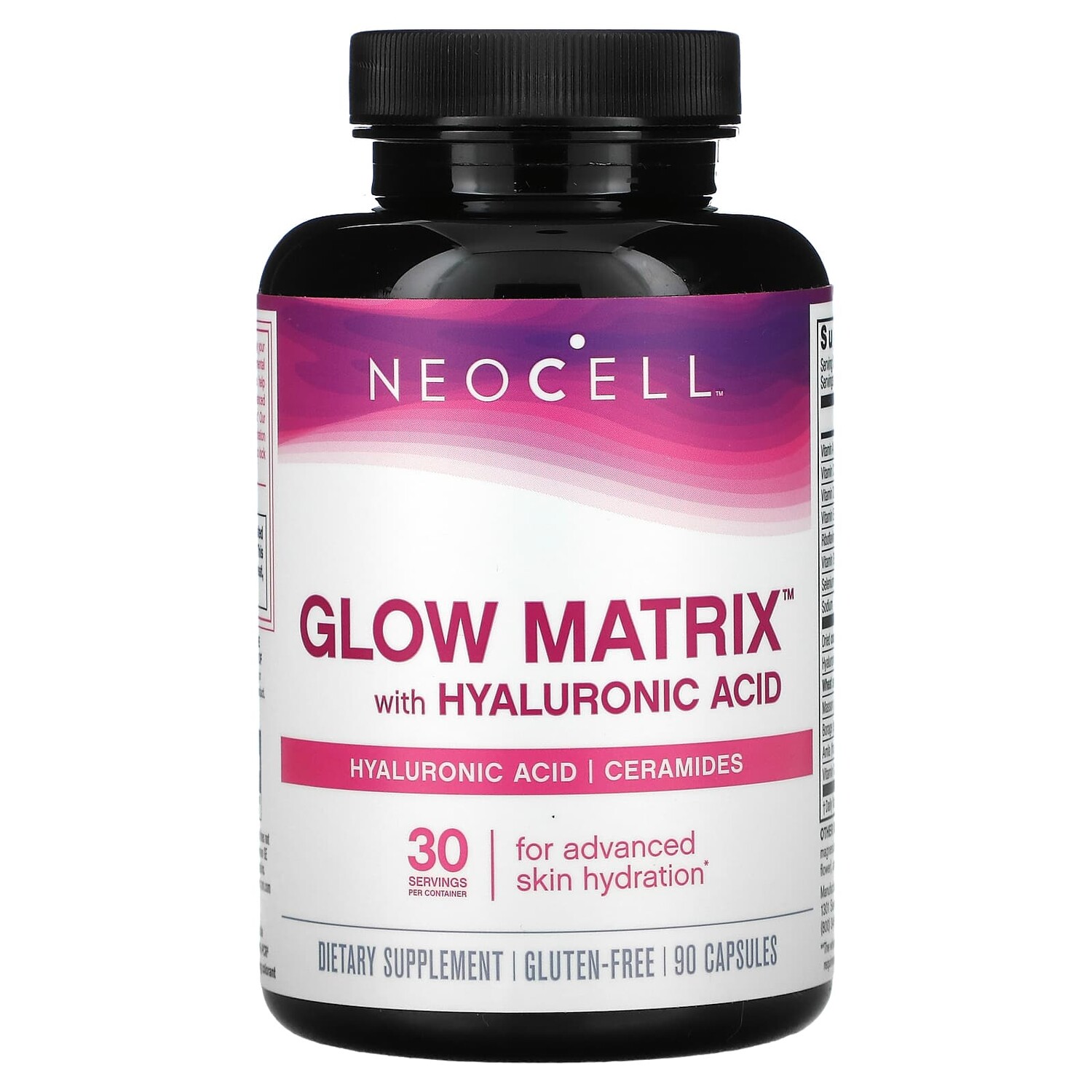 

Glow Matrix, керамиды гиалуроновой кислоты, 90 капсул, NeoCell