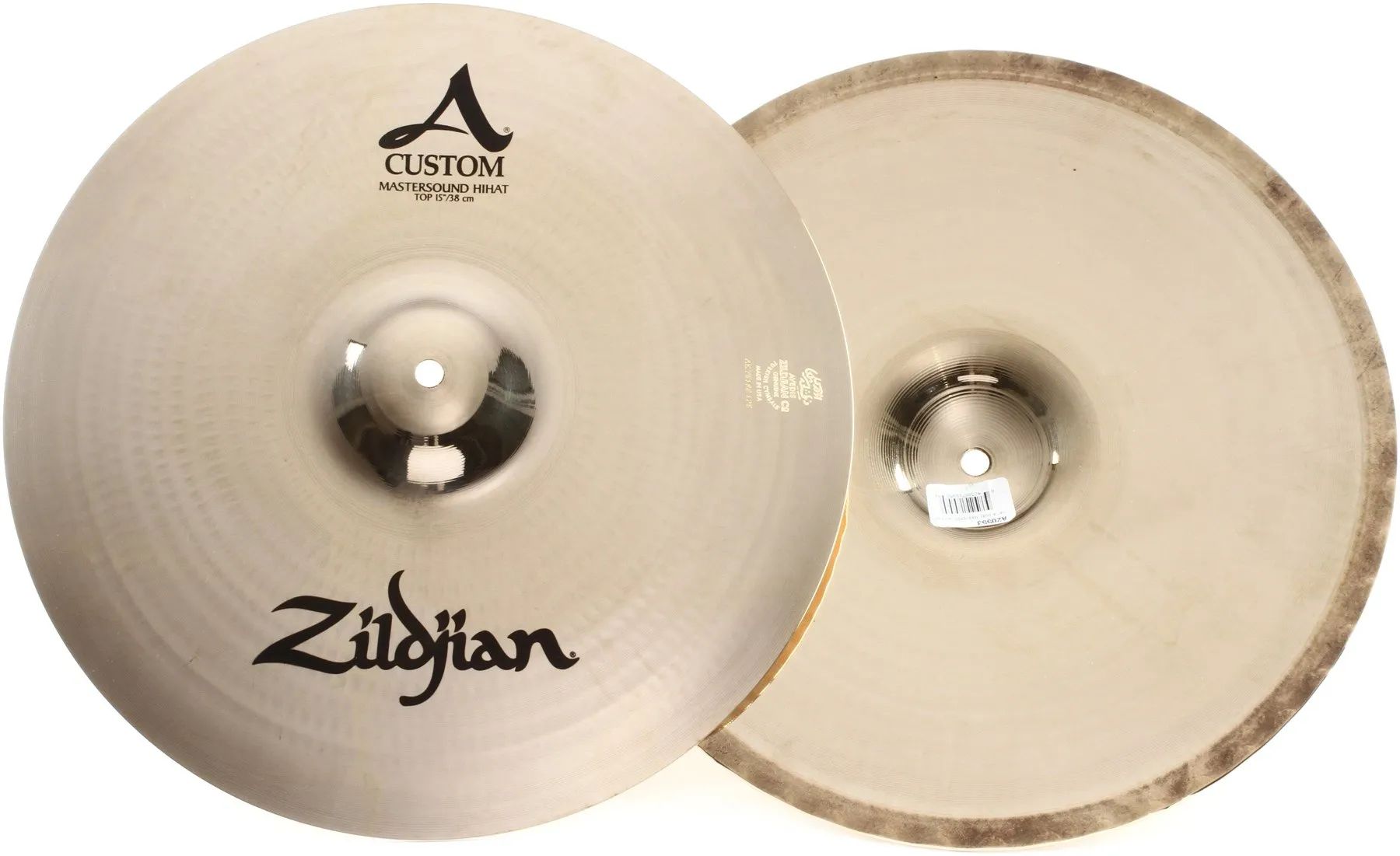 

15-дюймовые тарелки хай-хэта Zildjian A Custom Mastersound