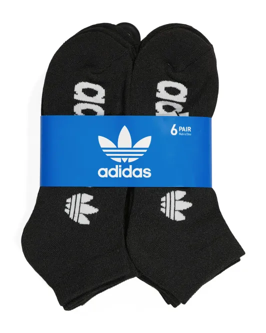 

Носки Originals, 3 пары четвертей Adidas, черный