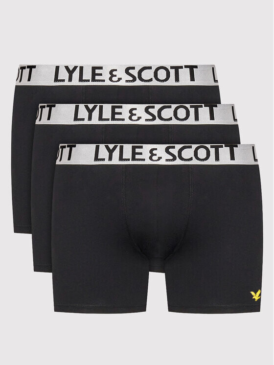 

Комплект из 3 боксеров Lyle & Scott, черный